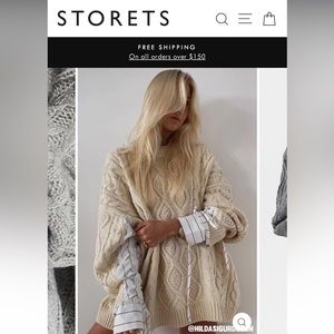 Storets Sadie shirt combo knit pullover.